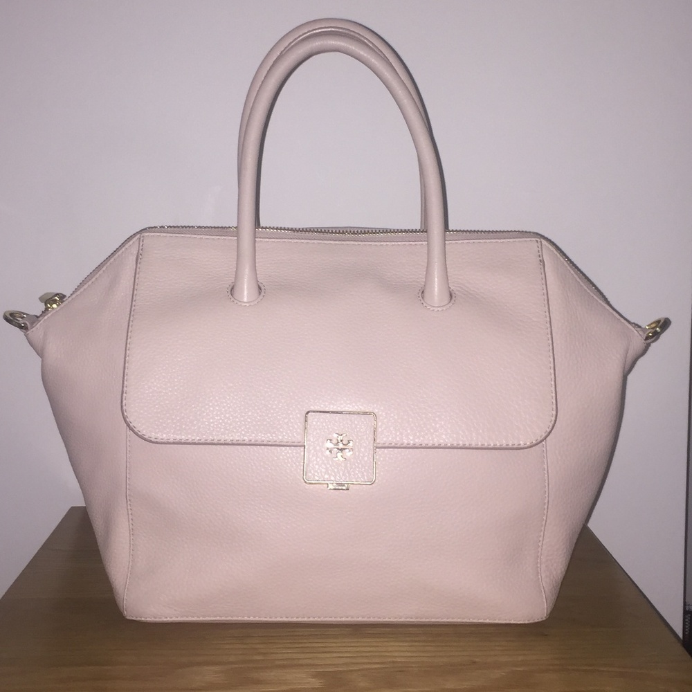 SOLD NEW TORY BURCH CLARA MEDIUM LEATHER SATCHEL - Picture 2 of 7